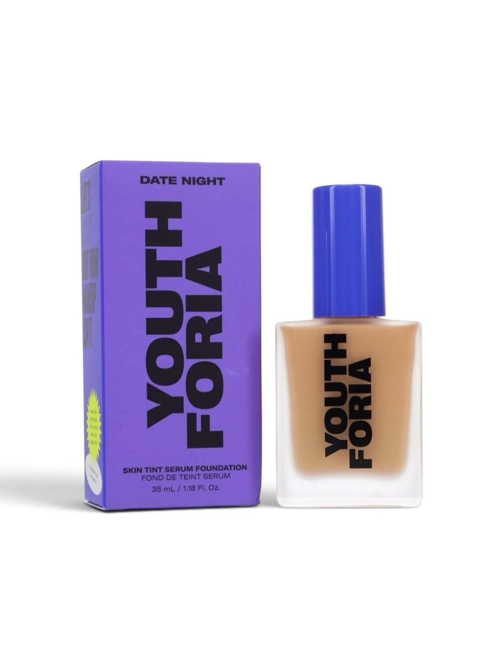 Youthforia Date Night Skin Tint Serum Foundation  & Sunkissed Liquid Skin Enhanc
